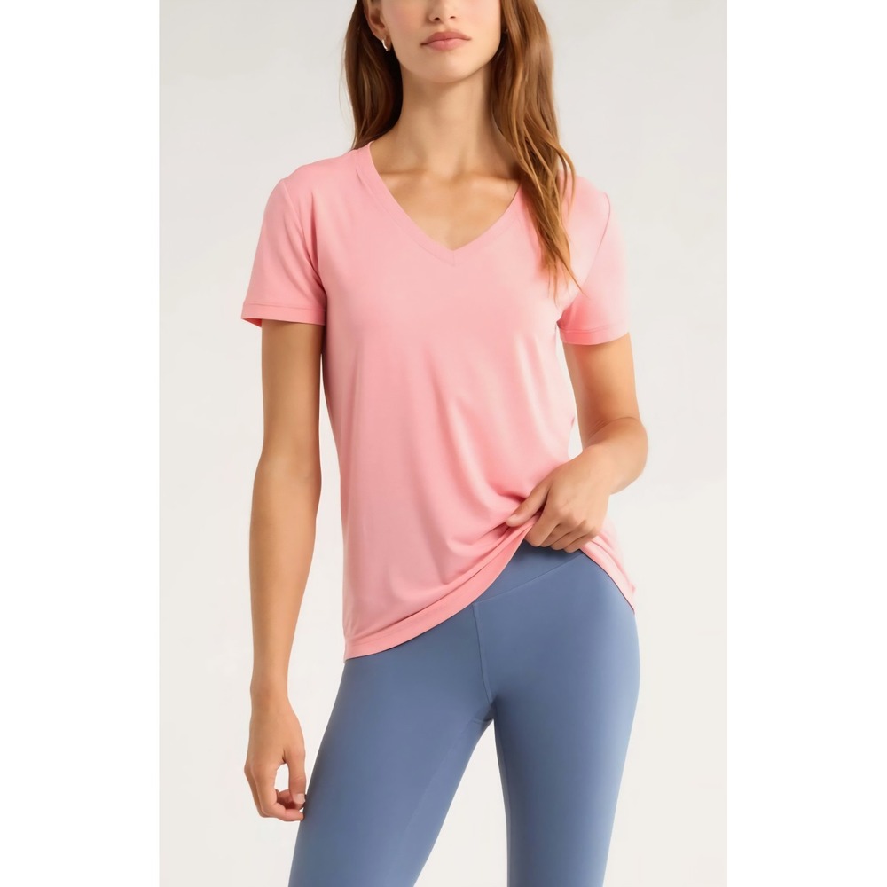 Zella Breath Active Tee Ice Berry Pink  XS